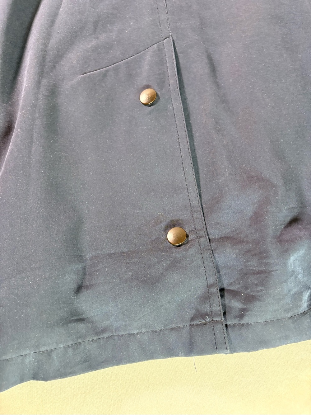 Women’s Navy Button-Front Jacket - Picture 5 of 7